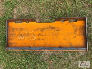 lot 169 image: Solid skid loader mounting plate. ...