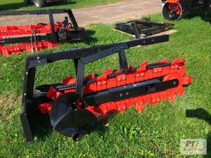 lot 177 image: Vorx hydraulic chain trencher with ...