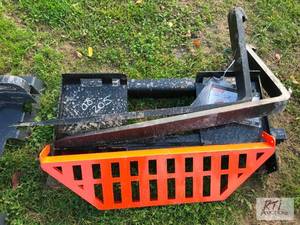 lot 198 image: Wolverine heavy duty pallet forks w...