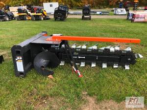 lot 203 image: Wolverine hydraulic chain trencher ...