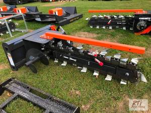 lot 205 image: Wolverine hydraulic chain trencher ...
