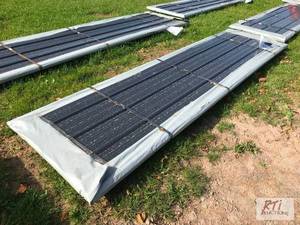 lot 249 image: 50X 12ft x 37.5in black siding  ro...
