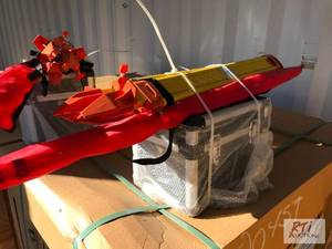 lot 274 image: Laser transit with tripod and gradi...