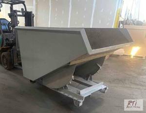lot 413 image: Forklift Dump Hopper. Located in Bu...