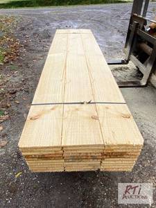 lot 546 image: 30X 12IN X 8IN X 8FT spruce paneli...