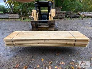 lot 548 image: 160SQFT of fresh-cut spruce panelin...
