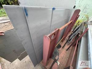 lot 556 image: (1) Sheet of 304 stainless steel pl...