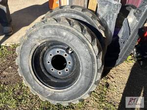 lot 587 image: (2) Supermax 12x16.5 NHS Skid Steer...