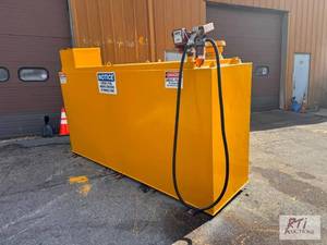 lot 593 image: 1000 gallon fuel tank. Double wall....