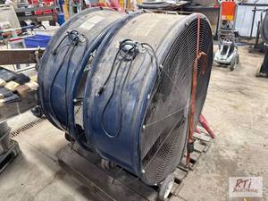 lot 609 image: Lot of (2) QBX Heat Buster 48in Dru...