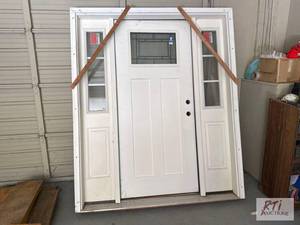 lot 627 image: Pre-Hung Front Door with Sidelights...