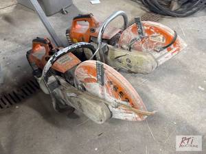 lot 645 image: (2) Stihl TS400 Gas Cut-Off Saws. L...