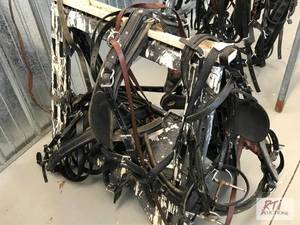 lot 659 image: Zilco small draft horse harness. Se...