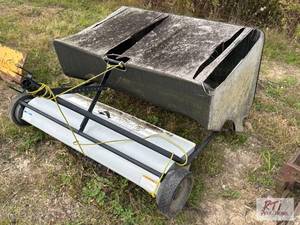 lot 664 image: Lawn Sweeper. Needs new bag, otherw...