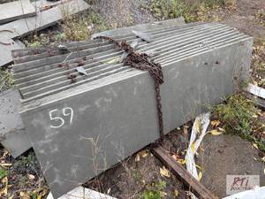 lot 677 image: Stone slabs, 8ft x 2ft. (Lot 59) Lo...