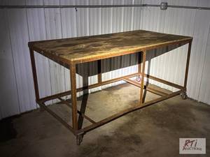 lot 736 image: Table, 79in x 39in. (Lot 38) Locate...