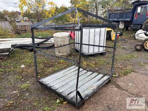 lot 746 image: Metal forklift basket. (Lot 56) Loc...