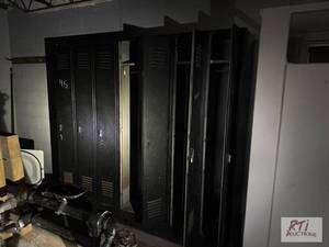 lot 763 image: Lockers, 78in high x 7ft wide x 18i...
